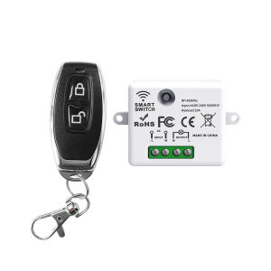 SIXWGH 433MHz RF Wireless Remote Control Switch Set Home 110V 220V 10A Mini Controller House Wall Light Switches Switch