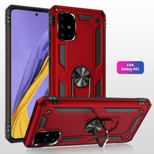 Ultra-Durable Shock-Proof Protective Case with Ring Kickstand for Galaxy A10 A20 A30 A50 A70 A51 A71 A10S A20S A10E A20E A31 A90