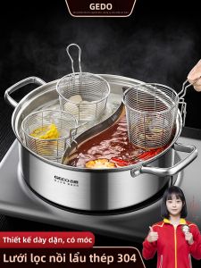 GEDO | Muỗng Rây Inox Cho Lẩu Có móc Rây Inox 304 Cho Đậu Phụ Và Mì