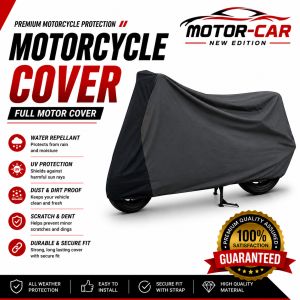 Universal Motorcycle Cover Sun and Dust Proof Water Repellent Fit All Models