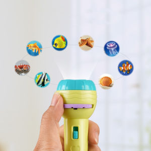 【Free Shipping】8 Patterns Childrens Flashlight Toy Projection Card Early Education for Kids