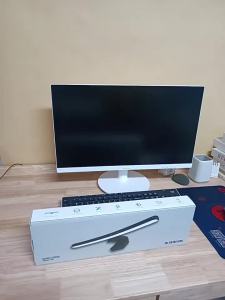 Đèn Chùm LED Cong Hiện Đại Đèn RGB Có Thể Điều Chỉnh Đèn Treo Trang Nhã Dành Cho Nhiều Màn Hình Máy Tính Nhiều Lựa Chọn Màu Sắc Tươi Sáng