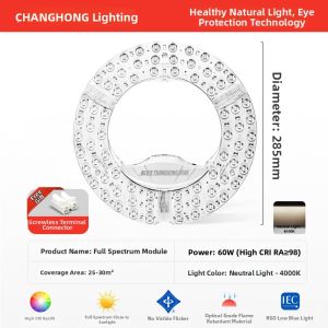 CHANGHONG | Square and Round Compatible LED Ceiling Light Replacement Panel Bedroom