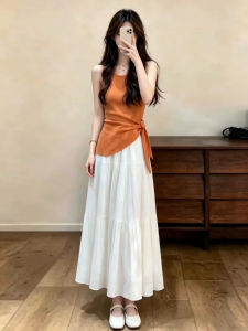 BIFEIMENG | Thai Style Unique Beautiful Dopamine Outfit Holiday Wear Dress Set