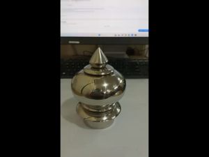 Mahkota Motif/Masjid Stainless 2 1/2\" 304 Hiasan Tangga Pagar