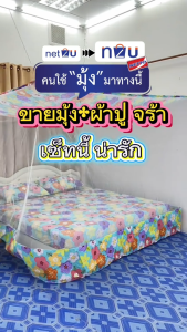 (ขายดี) ผ้าปูที่นอนการ์ตูน ผ้าปูที่นอน ผ้าปู ชุดผ้าปู 3.5ฟุต 5ฟุต 6ฟุต ลายการ์ตูน ลายดอก ยี่ห้อ Netto เนื้อผ้า นุ่มสบาย