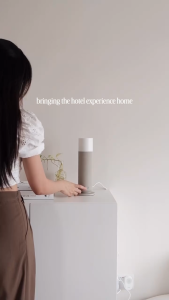 [KIRONA SCENT] Luna Aroma Nebulizer (Beige) | Pure Essential Oil | Waterless Diffuser | Flameless & Heatless | Timer Option | Home Office Shop Aromatherapy Solutions