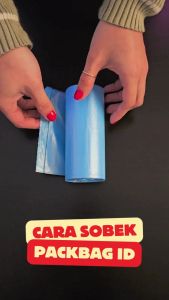 PACKBAG ID Plastik Sampah Wangi Ukuran 25L Degradable Kantong Sampah Roll Isi 25pcs