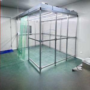 ห้องบริสุทธิ์ FFU ระดับความบริสุทธิ์ 100 1000 10000 ห้องบริสุทธิ์แบบลำลอง อุปกรณ์วิทยาศาสตร์ อุปกรณ์ไฟฟ้า อุปกรณ์การทดลอง