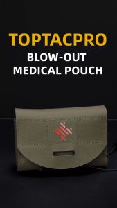 TOPTACPRO Tactical Medical Pouch First Aid Kit EMT IFAK Pouch Laser Cut Molle Micro Medical Pouch Blow-Out Pouch Mag Holder Carrier EMT EDC Pouch Emergency Bag Camo Waist Pack 8508