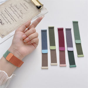 Applicable to Samsung Galaxy Watch6/4 S2/S3/S4/Watch6 Milan Gradient Watch Band Watch5/5pro Stainless Steel Strap Tempered Film Watch Stainless Steel New