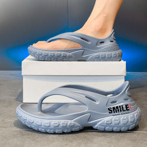 Men Flip-Flops Summer Outwear Non-Slip Flip-Flop Thick Sole Beach Slippers Outdoor Sports Drooping Vietnam Sandals