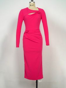 ZYHT EraVogue เดรสผู้หญิง เดรสสีฟ้า สีครีม เดรสแขนยาว เดรสซาติน เดรสทำงาน เดรสไฮโซ เดรสวินเทจ เดรสออกงาน เดรสปาร์ตี้ ชุดราตรี 11454