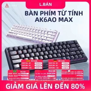 Bàn Phím Chơi Game Cơ Học AJAZZ AK680 MAX 60% 8K/1K RGB Có Dây/không Dây Kích Hoạt Nhanh Switch Từ Tính Công Nghệ Hall Effect