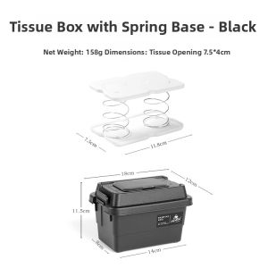 Compact Outdoor Storage Box for Camping Organizing