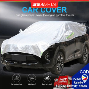 SEAMETAL Half Car Cover: Waterproof & UV Protection for Your Sedan & SUV