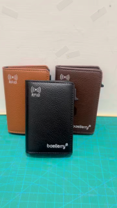Baellerry Outlet K9301 Dompet Kartu RFID Anti Ribet Kecil Muat Banyak Bahan Sintetis Lembut