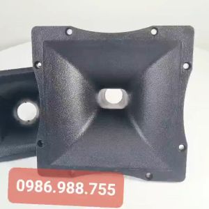 Bộ 02 Họng loa treble ren xoáy 11.8x12 cm và loại bắt vit 17.6x17.6cm- Họng Treble phễu loa loại đẹp