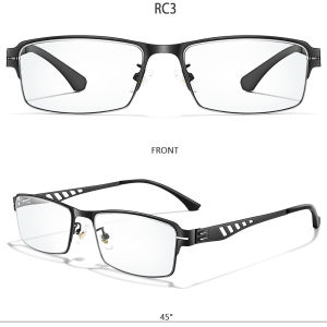 Karos Blue Light Blocking Reading Glasses Square-framed Anti Radiation Filter Computer Office Eyewear Myopia 0 to -400 Degrees
