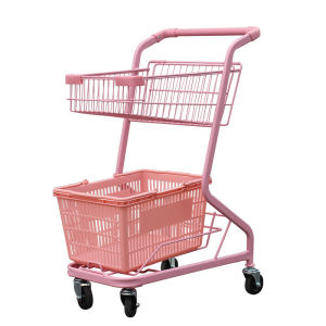 Double Layer Shopping Cart