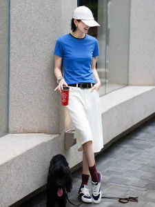 BOGUDU | Fashionable Casual Two-piece Set Short-sleeve Tee and Shorts