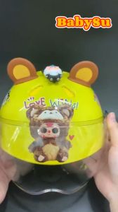 Nón bảo hiểm trẻ em hình Baby Three siêu hot kèm tai mèo dễ thương. Nón bảo hiểm chính hãng Long Thanh đạt chuẩn ATGT