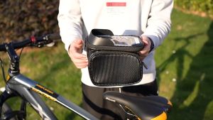 Túi Đeo Khung Sườn Xe Đạp Có Màn Hình Cảm Ứng Đựng Đồ Cá Nhân Cao Cấp