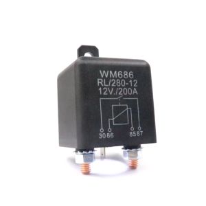 Relay Stater Starter Mobil 2 Kaki 200A/100A 12 Volt Wm686 Untuk Power Otomotif