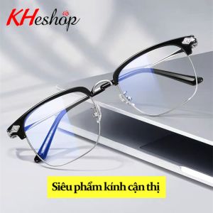 Kính Cận Retro Form Club Master đột phá giữa đường nét cổ điển và hiện đại đủ độ cận từ 0 - 4 độ mã Y9010 - kheshop