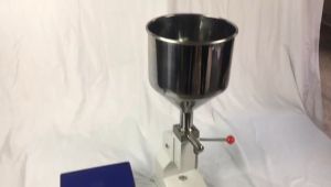 Filling manual Mesin Pengisian cream pasta cairan shampo minyak takaran 5 ml - 50 ml