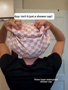 rosci | Waterproof Large Size Conditioning Shower Cap Adjustable