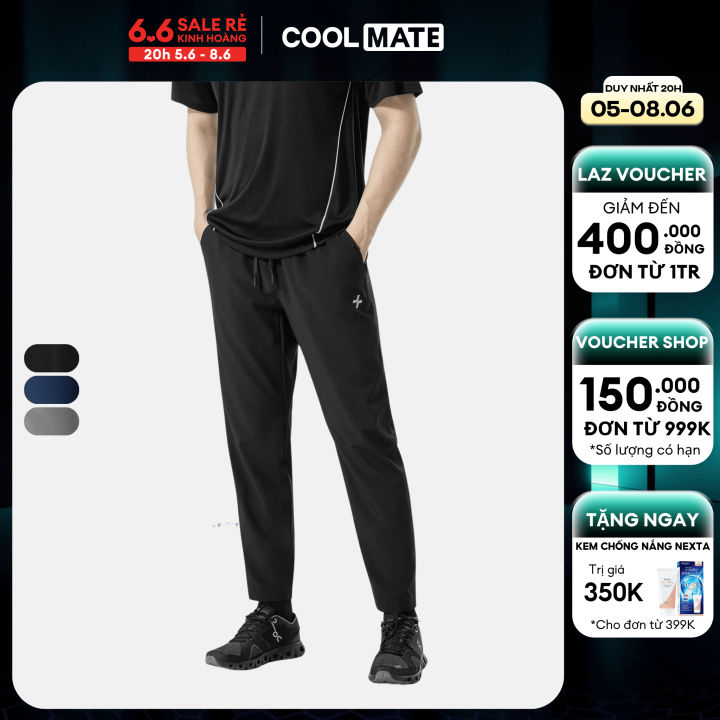 [CHỈ 20H 5-8.6 TẶNG QUÀ ĐƠN TỪ 399K]Quần dài nam thể thao co giãn đa năng thấm hút, co giãn tốt Coolmate