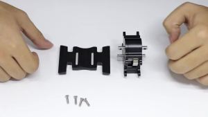 Hộp Số Tăng Tốc Kép Bằng Nhôm CNC Dành Cho Xe RC Crawler 1/10 Tương Thích Với 2 Động Cơ Bộ Phận LCG Cheater Rigs SCX10 PRO Capra