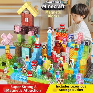 Minecraft Magnetic Blocks Building Puzzles