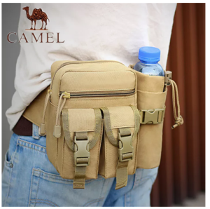 Camel Mens Tactical Casual Waterproof Pouch Waist Bag Packs Outdoor Military Bag Tactical Wallet Waist Packs