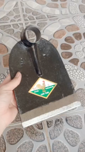 (Gà VN) Lưỡi quốc đất cuốc làm vườn làm ruộng thép rèn sắt bén và bền 18x22 cm