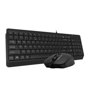 A4Tech | Wired Waterproof Keyboard and Mouse Set for Desktop and Laptop