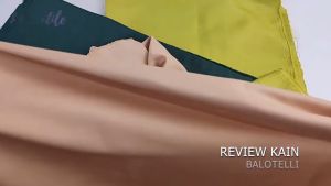 Kain Bahan Gamis Balotelli Eceran Lembut Baloteli Premium 1 Meter Murah Meteran (Seri 2)
