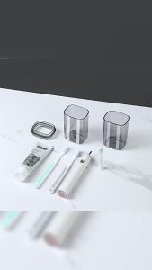 B.F. Simple Mouthwash Cup Portable Travel Toothbrush oothpaste Storage Cartridge Travel Supplies