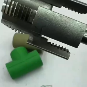 Pipe Internal External Threading Tool Drill Compatible 4/6 points Die Tap Combo for PPR Pipe Thread