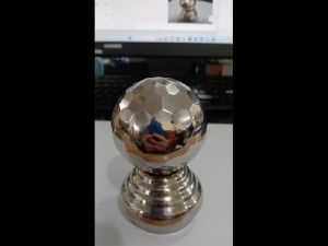 Mahkota Bola Diamond Stainless 2in x 2 1/2in Dapat digunakan untuk hiasan tanggapagar