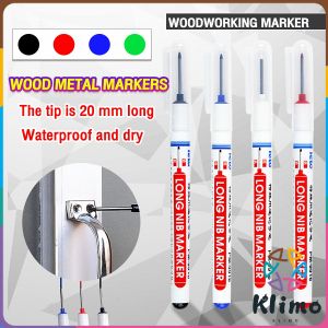 KLIMO 20mm Waterproof Special Purpose Markers Permanent Marker Multifunctional Long Head Oily Marker For Wood Metal Markers