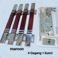 Paket Handle pintu rumah 4 pcs set kunci panjang 45 cm 60 cm/Tarikan pintu rumah 2 dua set kunci/Gagang pintu rumah 2 dua pintu/4 Handle pintu set kunci/Gagang pintu kayu satu set/Handle pintu rumah satu paket/Tarikan pintu kamar/Gagang pintu 4 pcs. 