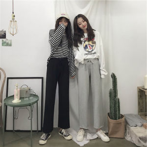 High Waist Wide Leg Pants Womens Casual Straight Leg Loose Fit Sweatpants Versatile Autumn High Fashion Sensation Sporty