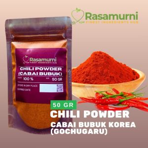 CHILI POWDER (CABAI BUBUK KOREA - GOCHUGARU) 50 GR