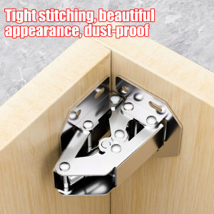 【On Sale】10Pcs Cabinet Hinge 90 Degree No-Drilling Hole Cupboard Door Hydraulic Hinges Soft Close with Screws Furniture Hardware