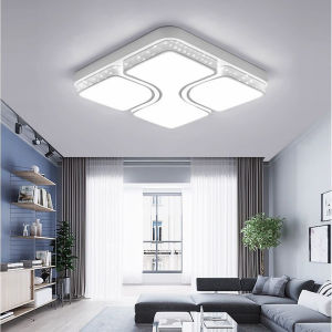 Nordic Minimalist Modern LED Ceiling Light for Living Room Dining Room and Study Bright Super Bright with Flower Shade Design
