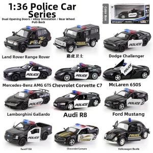 NPC | 1:36 Alloy Simulation Police Car Model