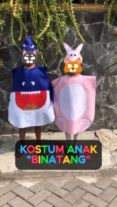 Kostum Hewan Babysark | Kostum Anak Karnaval | Karakter Lucu