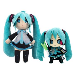 23-28 ซม.ญี่ปุ่นอะนิเมะตุ๊กตาของเล่นตุ๊กตาHatsune Mikuตุ๊กตาPlushหมอนนุ่มFutureตุ๊กตาน่ารักคริสต์มาสของขวัญเด็ก